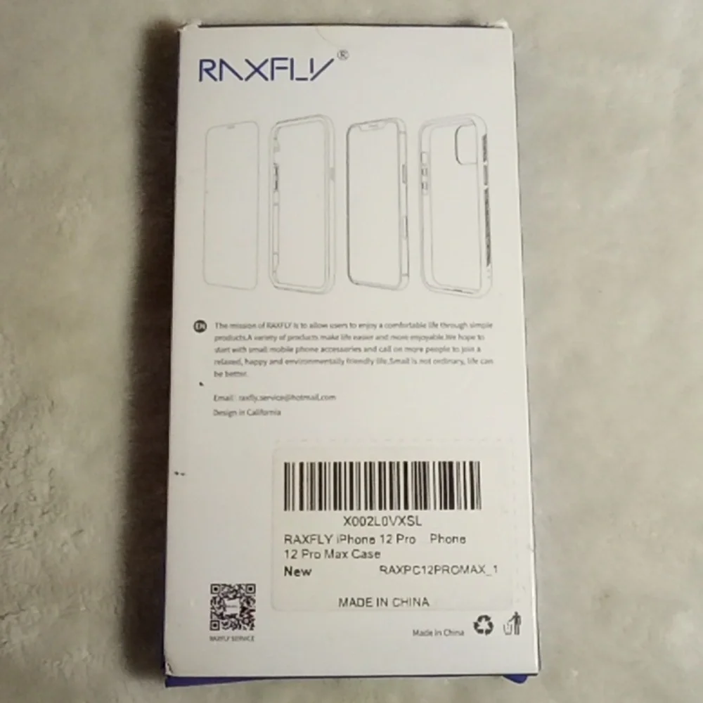 RAXFLY IPHONE 12 PRO PRO MAX CASE BRAND NEE IN PACKAGE